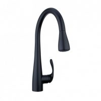 DEVON Kitchen Faucet - Matte Black - 06-8724SBLK