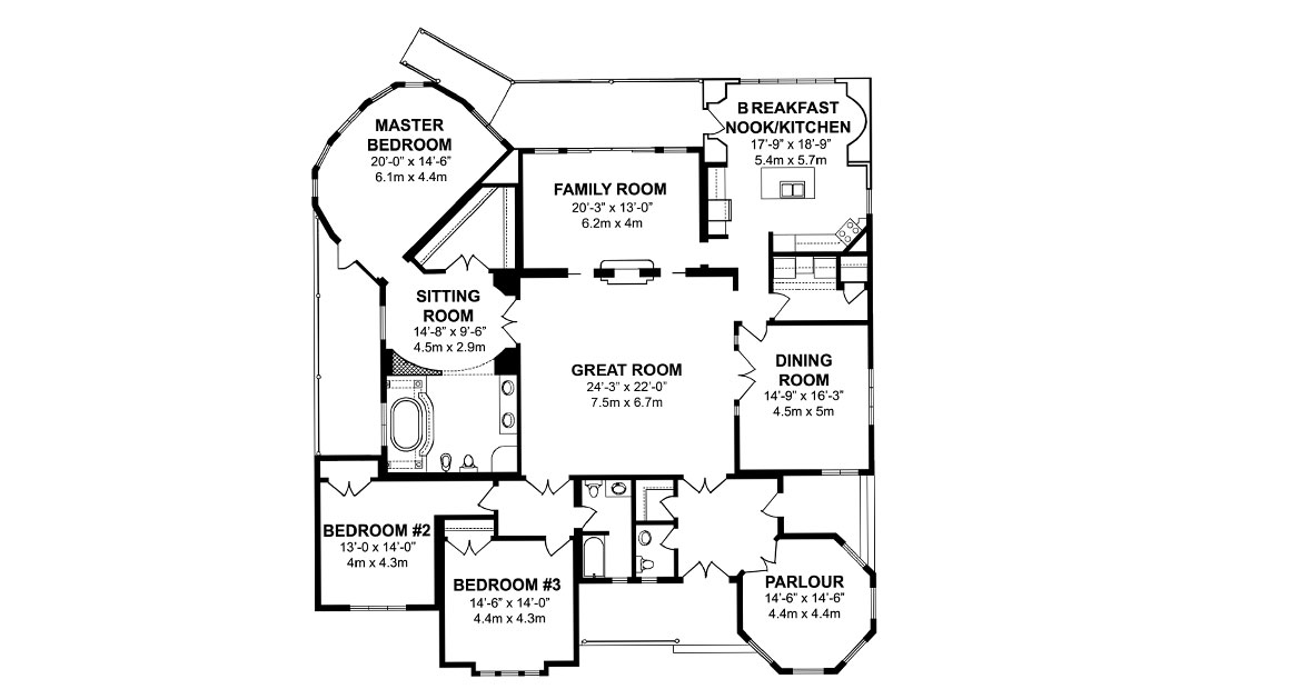 French Provincial - Floorplan