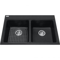 Top-mount Double Bowl Granite Sink - Onyx | Product Code: PMR-KGDL2031-8ON
