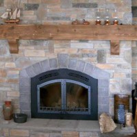 Cedar Fireplace Mantle | Product Code: PMR-CedarMantle