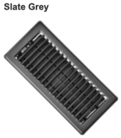Floor Heat Register Slate Grey