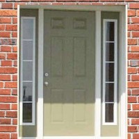 Standard Exterior Door with Sidelites | Product Code: