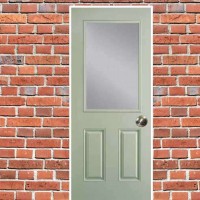 Steel Door with Half Glass | Product Code: PMR-RG11