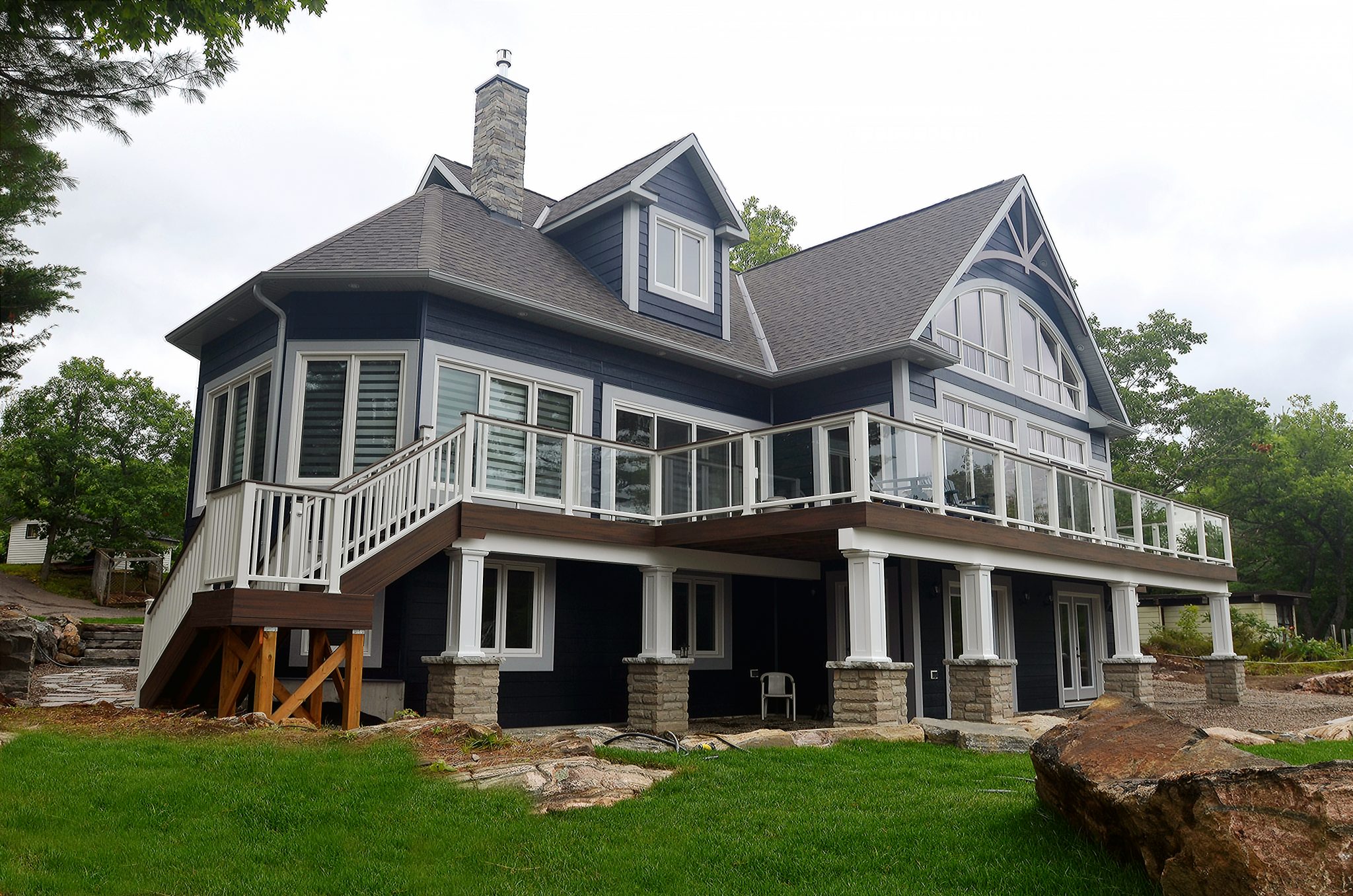 A beautiful lakeview set in the Muskoka area
