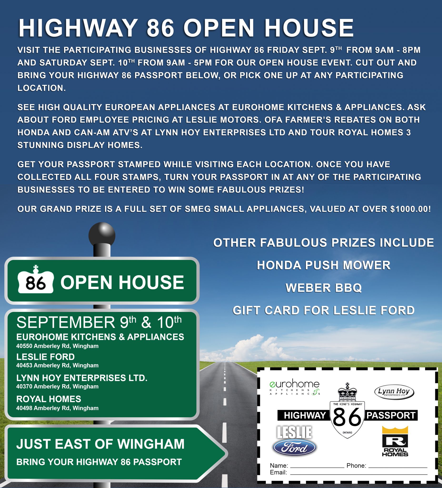 open house full page