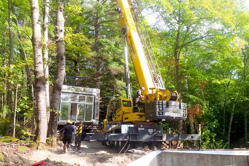 modular structure pre-fab cottage