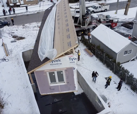 CTV Reports : Habitat home ‘dropped’ into place in Goderich, Ont.